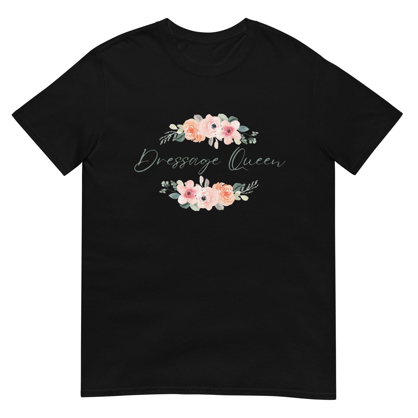 Floral Dressage Queen - Short-Sleeve Unisex T-Shirt