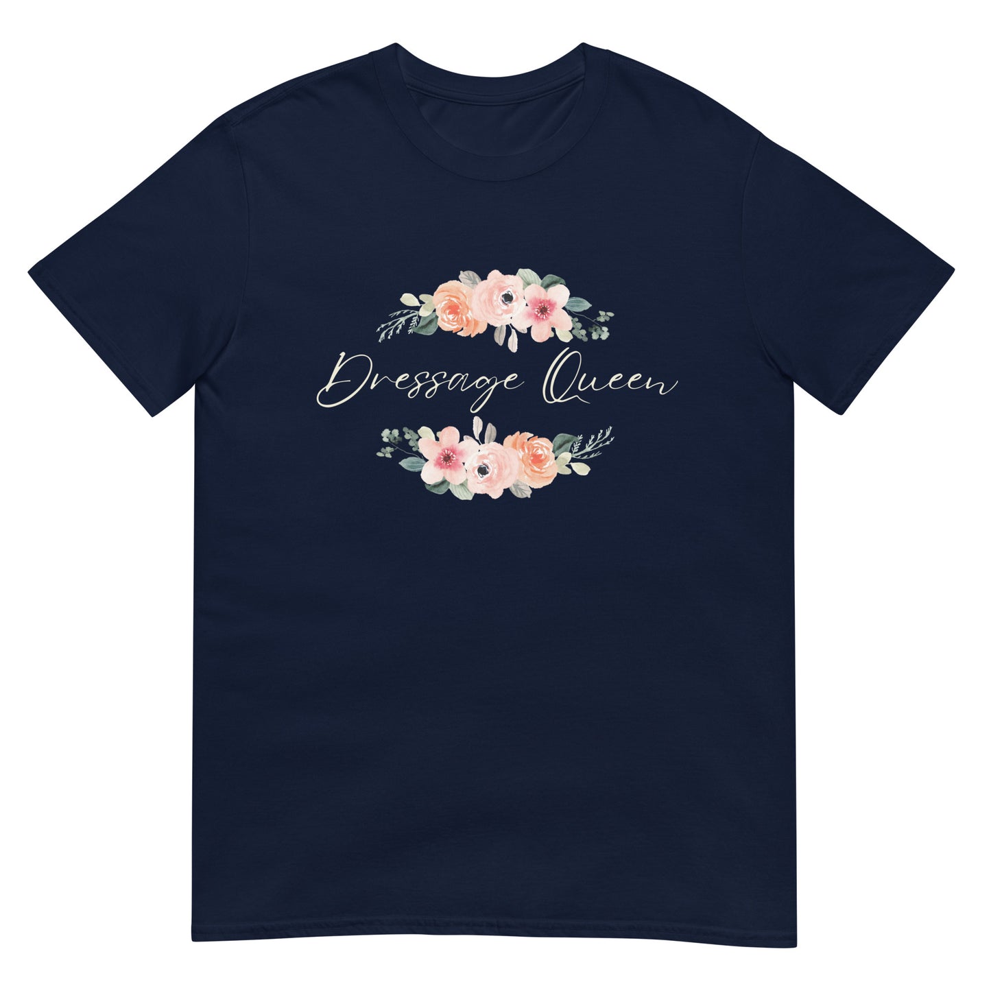 Floral Dressage Queen - Short-Sleeve Unisex T-Shirt