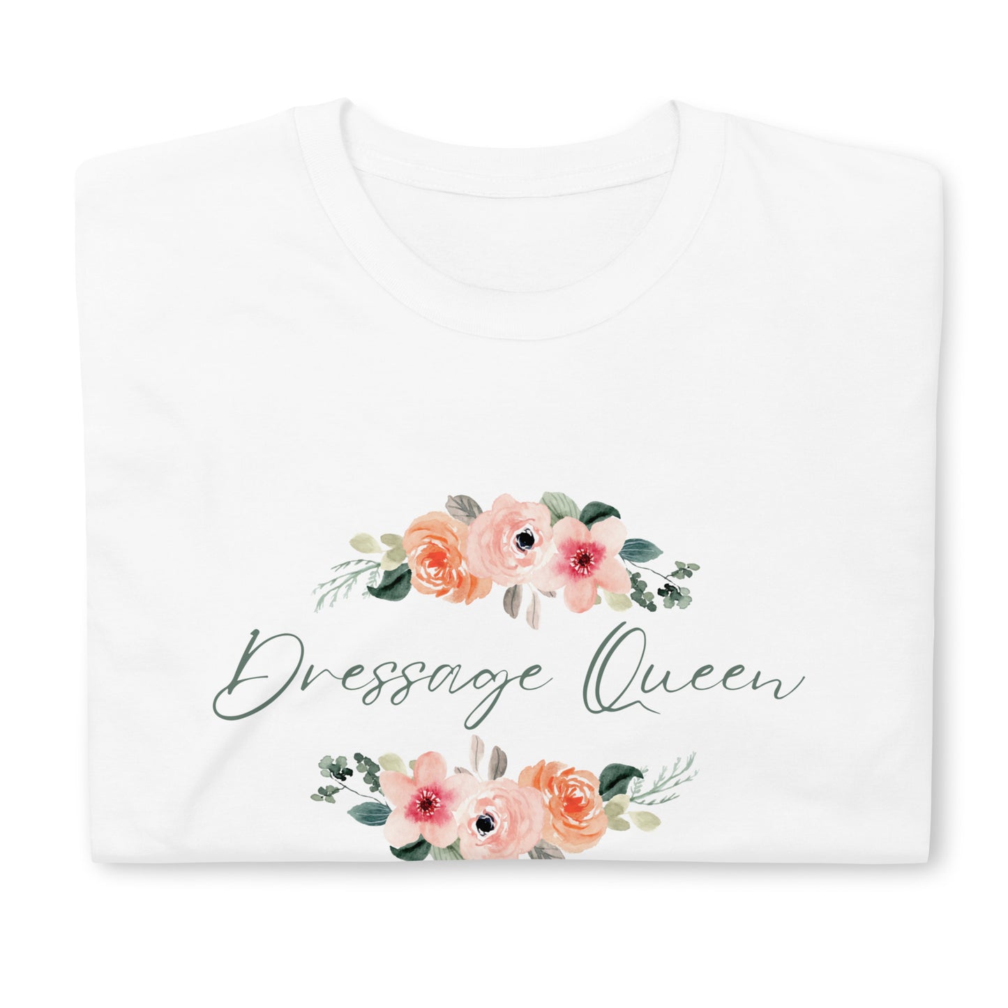 Floral Dressage Queen - Short-Sleeve Unisex T-Shirt