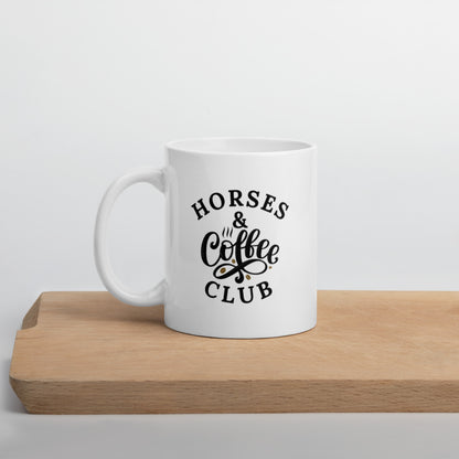 Horses and Coffee Club - Mug - 11 oz/15 oz