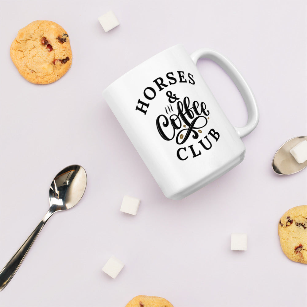 Horses and Coffee Club - Mug - 11 oz/15 oz