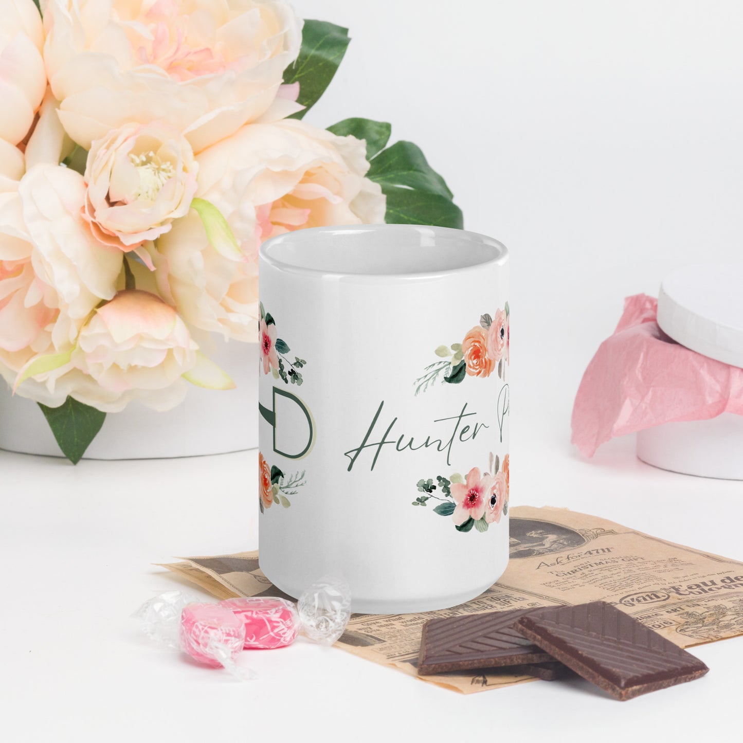 Floral Hunter Princess - Mug 11 oz/15 oz