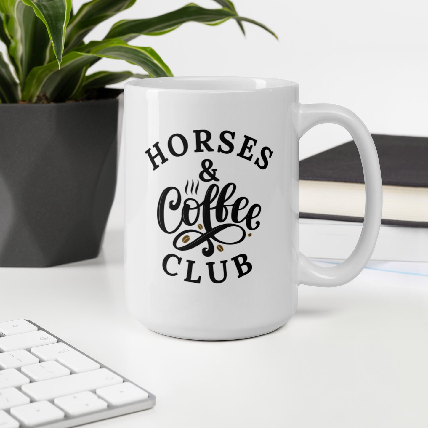 Horses and Coffee Club - Mug - 11 oz/15 oz